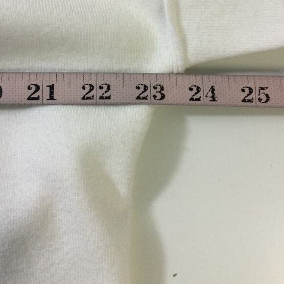 LULU'S L Ivory Toasty Perfection White Turtleneck Mini Sweater Dress NEW B84 - Picture 7 of 9